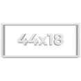 thumbnail image 1 of 44x18 Shadow Box High Gloss White Display Frame | 1.625 Inches Deep | 1 Inch Moulding Width | Solid, 1 of 4