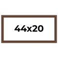 thumbnail image 1 of 44x20 Copper and Brown Real Wood Picture Frame Width 2 inches | Interior Frame Depth 0.5 inches |, 1 of 8