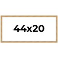 thumbnail image 1 of 44x20 Frame Beige Real Wood Picture Frame Width 1.25 inches | Interior Frame Depth 0.5 inches |, 1 of 8