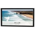thumbnail image 1 of 44x20 Frame Black Charcoal Grey Wood Textured Picture Frame | 0.75 Inch Moulding Width | Gunmetal, 1 of 8