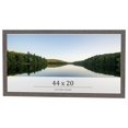 thumbnail image 1 of 44x20 Frame Blue Kingsley Pewter Solid Wood Picture Frame Width 0.75 Inches |Interior Depth 0.5, 1 of 8