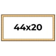 thumbnail image 1 of 44x20 Frame Gold Plein Aire Solid Wood Picture Frame Width 2 Inches | Interior Frame Depth 0.5, 1 of 8
