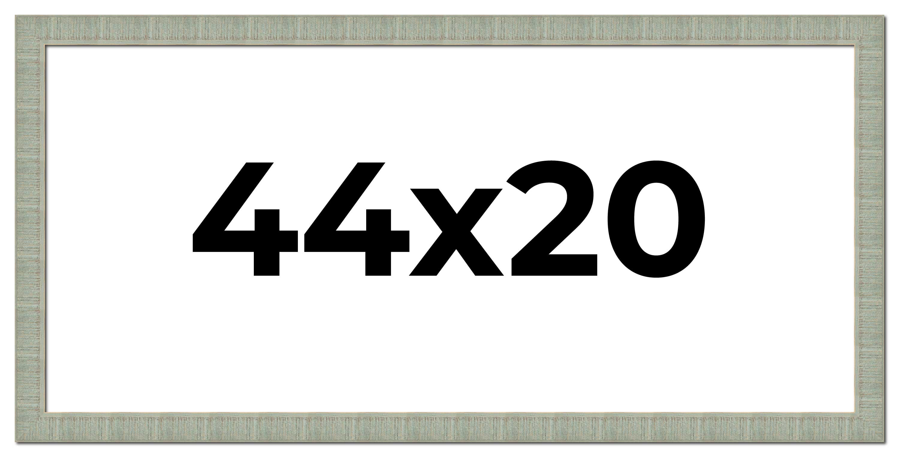 44x20 Frame Green Desert Pear Solid Wood Picture Frame | 1.625 Inch ...