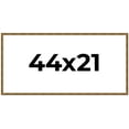 thumbnail image 1 of 44x21 Frame Gold Picture Frame - Complete Modern Photo Frame Includes UV Acrylic Shatter Guard, 1 of 8
