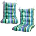 thumbnail image 1 of 44x21 inch Outdoor Chair Cushion, 2/4pcs High Back Chair Cushions Patio Garden High Rebound Foam Chair Cushion  Waterproof Polyester Seat Cushions or Home Patio Garden Decor, 1 of 8