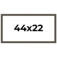 thumbnail image 1 of 44x22 Frame Black Bamboo Solid Wood Picture Frame Width 1.5 Inches | Interior Frame Depth 0.5, 1 of 8