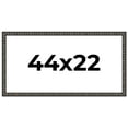 thumbnail image 1 of 44x22 Frame Black-Brown Medieval Solid Wood Picture Frame | 1.5 Inch Moulding Width | Gotham, 1 of 8
