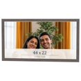 thumbnail image 1 of 44x22 Frame Blue Kingsley Pewter Solid Wood Picture Frame Width 0.75 Inches |Interior Depth 0.5, 1 of 8