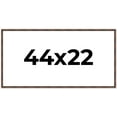 thumbnail image 1 of 44x22 Frame Brown Bamboo with Dark Coffee/Walnut Finish | Solid Wood Picture Frame Width 0.75, 1 of 8