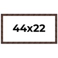 thumbnail image 1 of 44x22 Frame Brown Burl Real Wood Picture Frame Width 1.625 Inches | Interior Frame Depth 0.5 Inches, 1 of 8