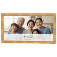 thumbnail image 1 of 44x22 Frame Gold Bamboo Solid Wood Picture Frame | 1 Inch Moulding Width | Interior Frame Depth, 1 of 8