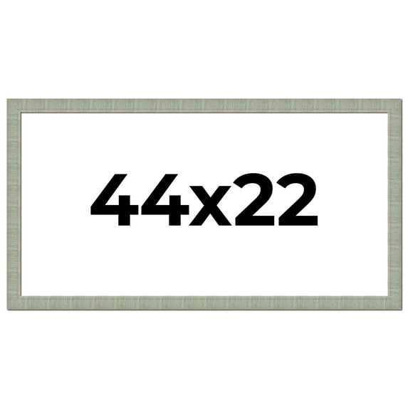44x22 Frame Green Desert Pear Solid Wood Picture Frame | 1.625 Inch Moulding Width | Interior Frame