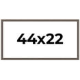 thumbnail image 1 of 44x22 Frame Silver Real Wood Picture Frame Width 1.25 Inches | Interior Frame Depth 0.5 Inches |, 1 of 8