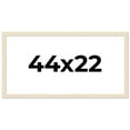 thumbnail image 1 of 44x22 Frame White Real Wood Picture Frame Width 1.5 inches | Interior Frame Depth 0.5 inches | Barn, 1 of 8