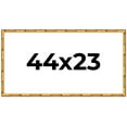 thumbnail image 1 of 44x23 Frame Gold Bamboo Picture Frame - Complete Modern Photo Frame Includes UV Acrylic Shatter, 1 of 8