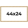 thumbnail image 1 of 44x24 Frame Beige Real Wood Picture Frame Width 1.25 inches | Interior Frame Depth 0.5 inches |, 1 of 8