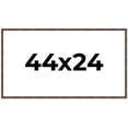 thumbnail image 1 of 44x24 Frame Brown Bamboo with Dark Coffee/Walnut Finish | Solid Wood Picture Frame Width 0.75, 1 of 8