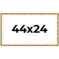 thumbnail image 1 of 44x24 Frame Gold Bamboo Solid Wood Picture Frame | 1 Inch Moulding Width | Interior Frame Depth, 1 of 8