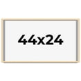 thumbnail image 1 of 44x24 Shadow Box Frame Brown | 0.875 Inches Deep Real Wood Contemporary Shadowbox Display Frame |, 1 of 5