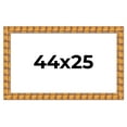 thumbnail image 1 of 44x25 Frame Beige Real Wood Picture Frame Width 3 inches | Interior Frame Depth 0.5 inches |, 1 of 8