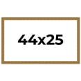 thumbnail image 1 of 44x25 Frame Black and Gold Distressed Solid Wood Sonoma Picture Frame | 1.625 Inch Moulding Width |, 1 of 8