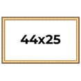 thumbnail image 1 of 44x25 Frame Gold Plein Aire Solid Wood Picture Frame Width 2 Inches | Interior Frame Depth 0.5, 1 of 8