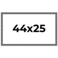 thumbnail image 1 of 44x25 Frame Silver Black Rustic Sonoma Solid Wood Picture Frame | 1.5 Inch Moulding Width |, 1 of 8