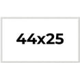 thumbnail image 1 of 44x25 Frame White Real Wood Picture Frame Width 0.75 inches | Interior Frame Depth 0.5 inches |, 1 of 8