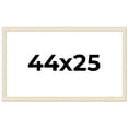 thumbnail image 1 of 44x25 Frame White Real Wood Picture Frame Width 1.5 inches | Interior Frame Depth 0.5 inches | Barn, 1 of 8