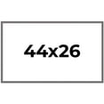 thumbnail image 1 of 44x26 Frame Blue Kingsley Pewter Solid Wood Picture Frame Width 0.75 Inches |Interior Depth 0.5, 1 of 8