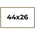 thumbnail image 1 of 44x26 Frame Gold Kingsley Distressed Solid Wood Picture Frame Width 0.75 Inches | Interior Frame, 1 of 8