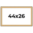 thumbnail image 1 of 44x26 Frame Gold Plein Aire Solid Wood Picture Frame Width 2 Inches | Interior Frame Depth 0.5, 1 of 8
