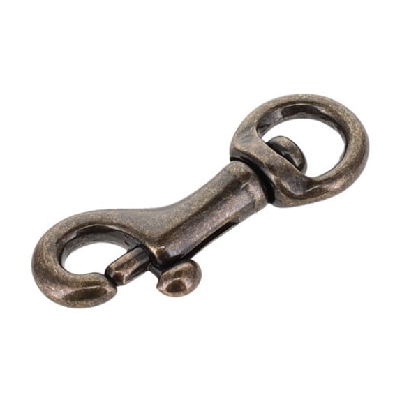 45 1/4" Antique Brass, Swivel Bolt Snap, Solid Brass-LL