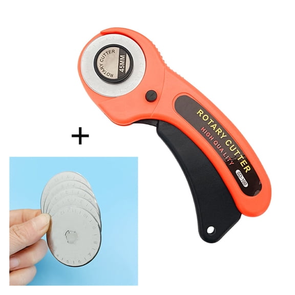 45/28mm Patchwork Roller Cutter For Cloth Cutting Fabric Paper Leather Craft Fabrics Rotary Wheel Knife DIY Sewing Accessories ,Effortless Cutting