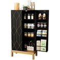 45'' Kitchen Pantry with Doors and Adjustable Shelves