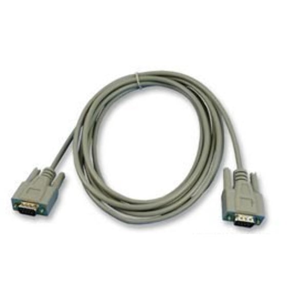 45-390 Null Modem Assembly Cable 3.048m 28AWG D-Sub to D-Sub 9 to 9 POS M-M 10ft :RoHS