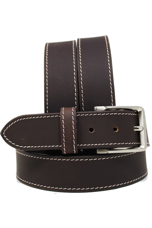 45-46   Men's Casual Jean Full-Grain Tan Leather Belt 26AB13BR