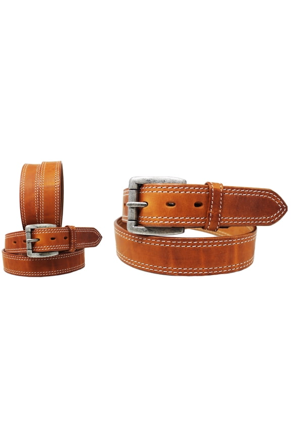 45-46  Men's Western Rodeo Heavy Duty Full-Grain Leather Belt 26RT18TN