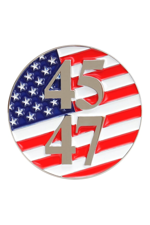 45-47 Zinc Alloy Double-Prong Presidential Lapel Pin,hatt or laple pin,Unisex