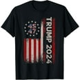 thumbnail image 1 of 45 47 Trump 2024 American Flag T-Shirt, 1 of 4