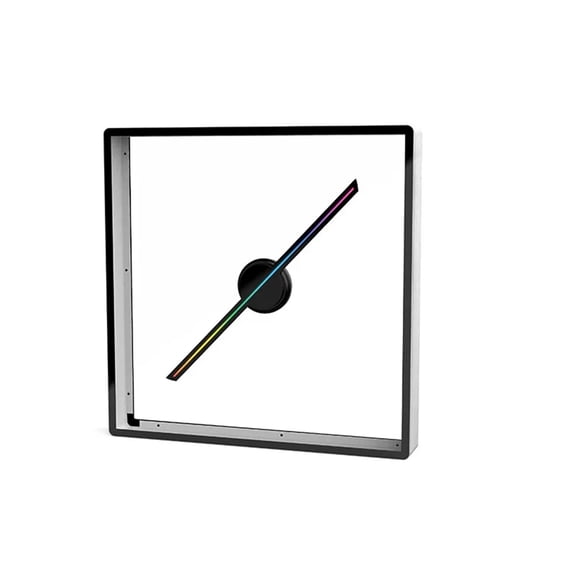 45/50cm 3D Fan Hologram Projector Integrated Machine Wifi Led Sign Holographic Lamp Player With Cover Advertising Display Light