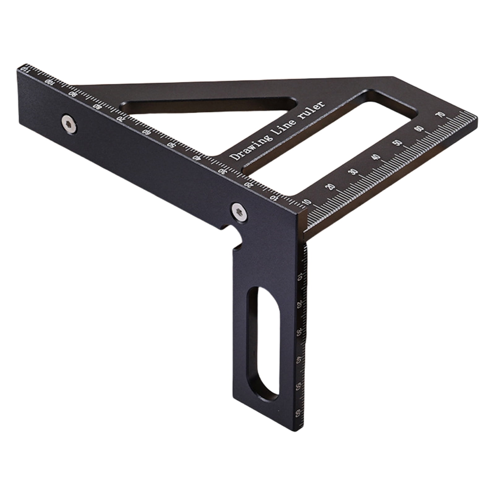 Triangular Angle Measuring Tool 45 90 Degree Triangular Measuring Tool for Precise Angles and Lines ...