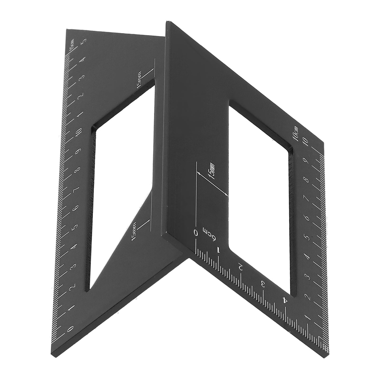 45°/90° T Angle Gauge Straight Ruler 3D Mitre Degree Measuring Tool for
