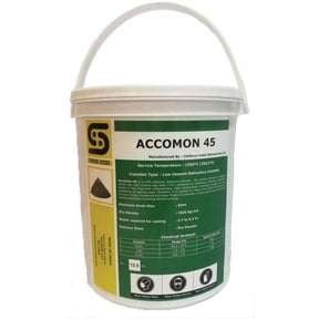 45% Alumina hydraulic bonded low cement refractory castable - 12.5 Lbs - 2822°F / 1550°C