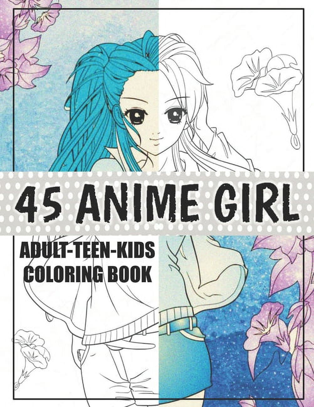 ANIME Coloring Book For Kids, Adults Or Anyone Who Loves Anime Characters:  Beautiful Anime Manga Coloring book Cute Hawaii Characters, Japanese Manga  Anime Coloring Pages: unknown author: 9783604425233: : Books