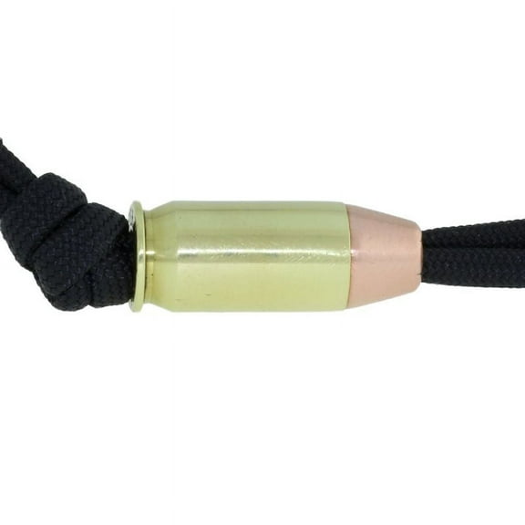 .45 Auto Bullet Paracord / Lanyard Bead In Brass & Copper For Jig Pro Shop by Bullet Beadz