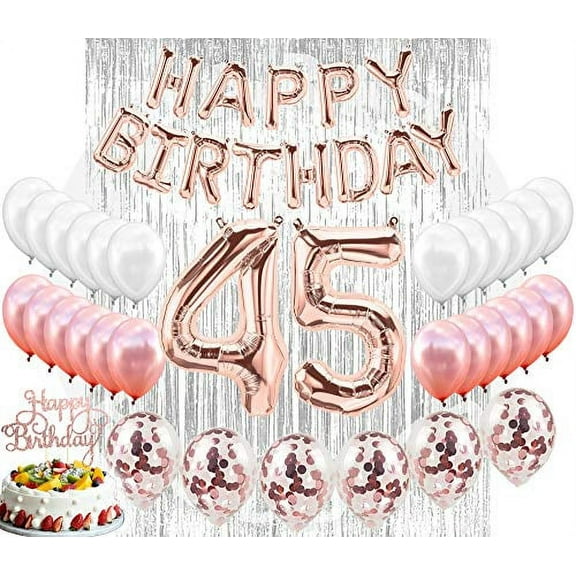 45 Birthday Decorations For Women, 45th Birthday Decorations, 45th Birthday Gifts For Women, 45th Birthday Decorations For Women, 45 th Birthday Decorations, 45th Birthday Presents