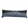 thumbnail image 1 of 45" Black Seattle Nighttime Skyline Lumbar Decorative Pillow, 1 of 6