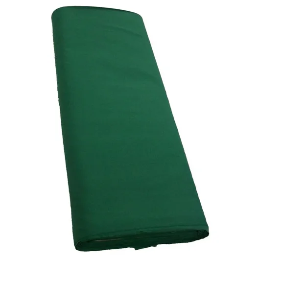 Burlap Fabrics Broadcloth Fabric Kelly - 44 to 45 Inch Wide Poly Cotton Blend Sold by the Yard
