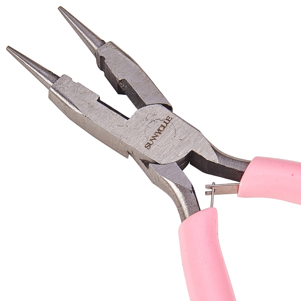 45# Carbon Steel Jewelry Pliers Round Nose Pliers Wire Cutter Polishing ...